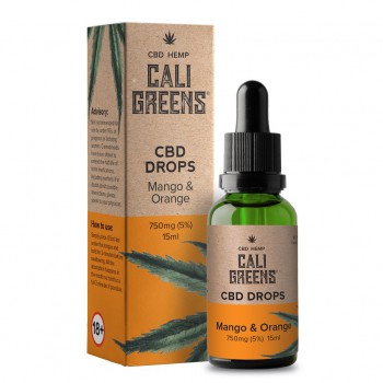Cali Greens Cbd Oral Drops (Orange Mango) 15ml